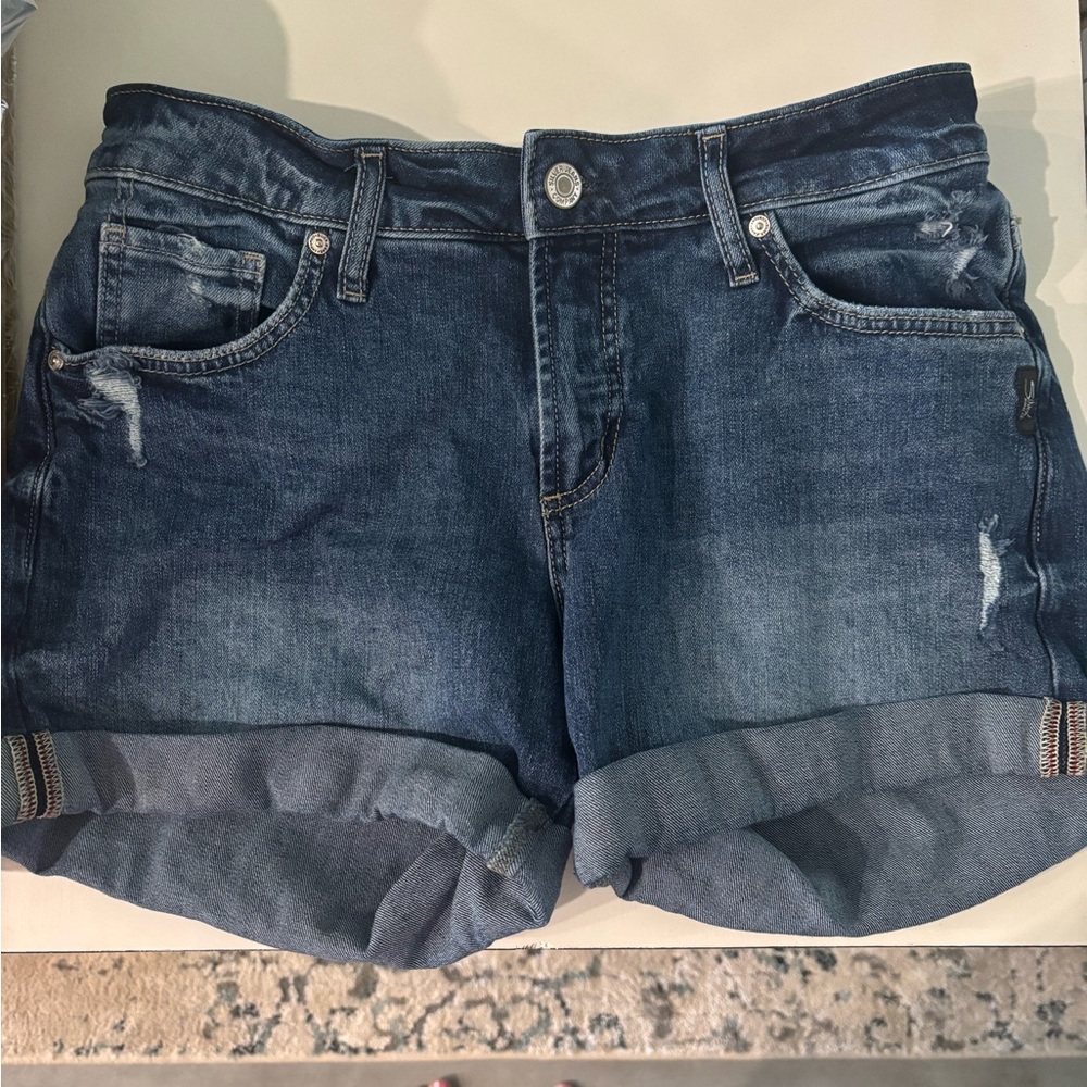 Silver brand denim shorts